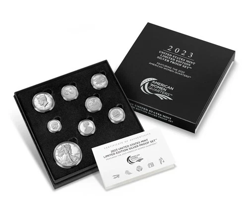 2023 US Mint Limited Edition Silver Proof Set OGP w/ Proof Silver Eagle ~8 Coins