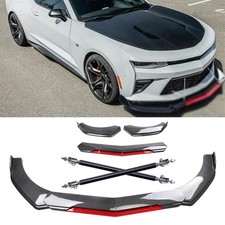 Front Bumper Lip Splitter Spoiler Carbon Fiber For Chevrolet Camaro1ltltzl1 B