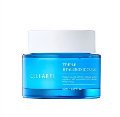 Cellabel Triple Hyaluronic Acid Cream 50ml Hydrating Moisturizer for Dry Skin
