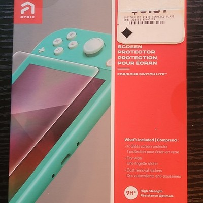ATRIX Ultra-Clear Anti-Scratch Glass Screen Protector for Nintendo Switch Lite