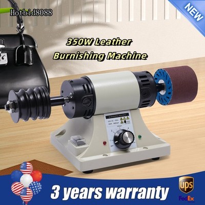 Electric Leather Edge Polishing Grinding Burnishing Machine Leather Tool 8000RPM