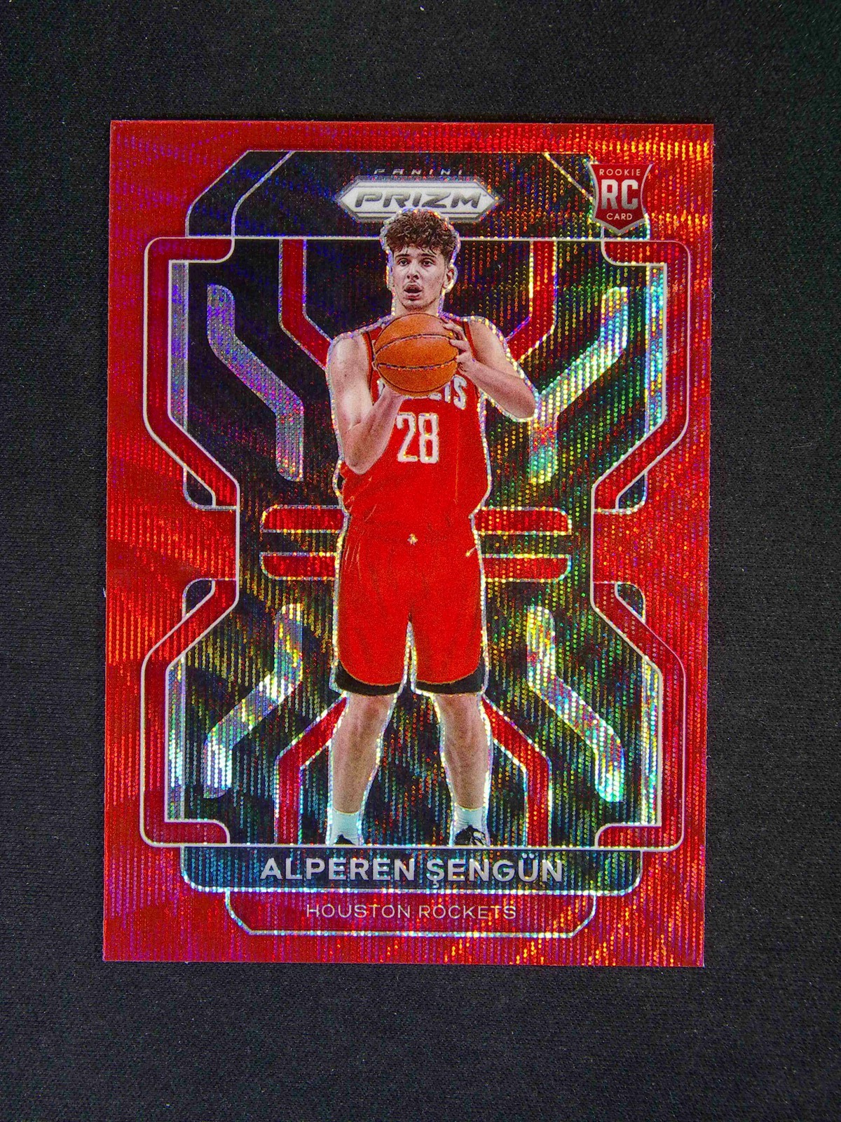 2021-22 Panini Prizm Alperen Sengun #318 RC Rookie Red Ruby Wave
