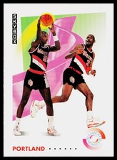 Clyde Drexler / Terry Porter Base SkyBox 480 NM