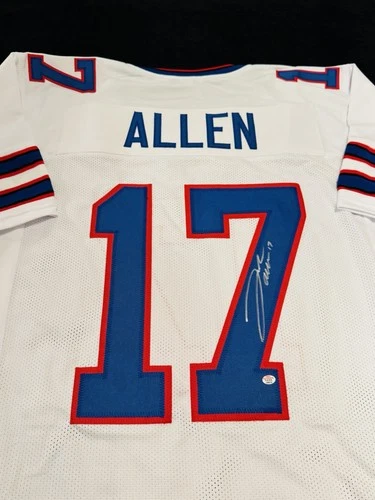 Josh Allen Buffalo Bills Signed Football Jersey with COA