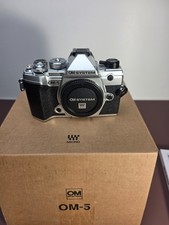  Brand New OM SYSTEM OM-5 Mirrorless Digital Camera SILVER Body Only 20.4MP