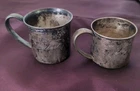 VTG LUNT Sterling Silver Baby Cup 112 & 578, Engraved "Michael", "MPC" 108 grams