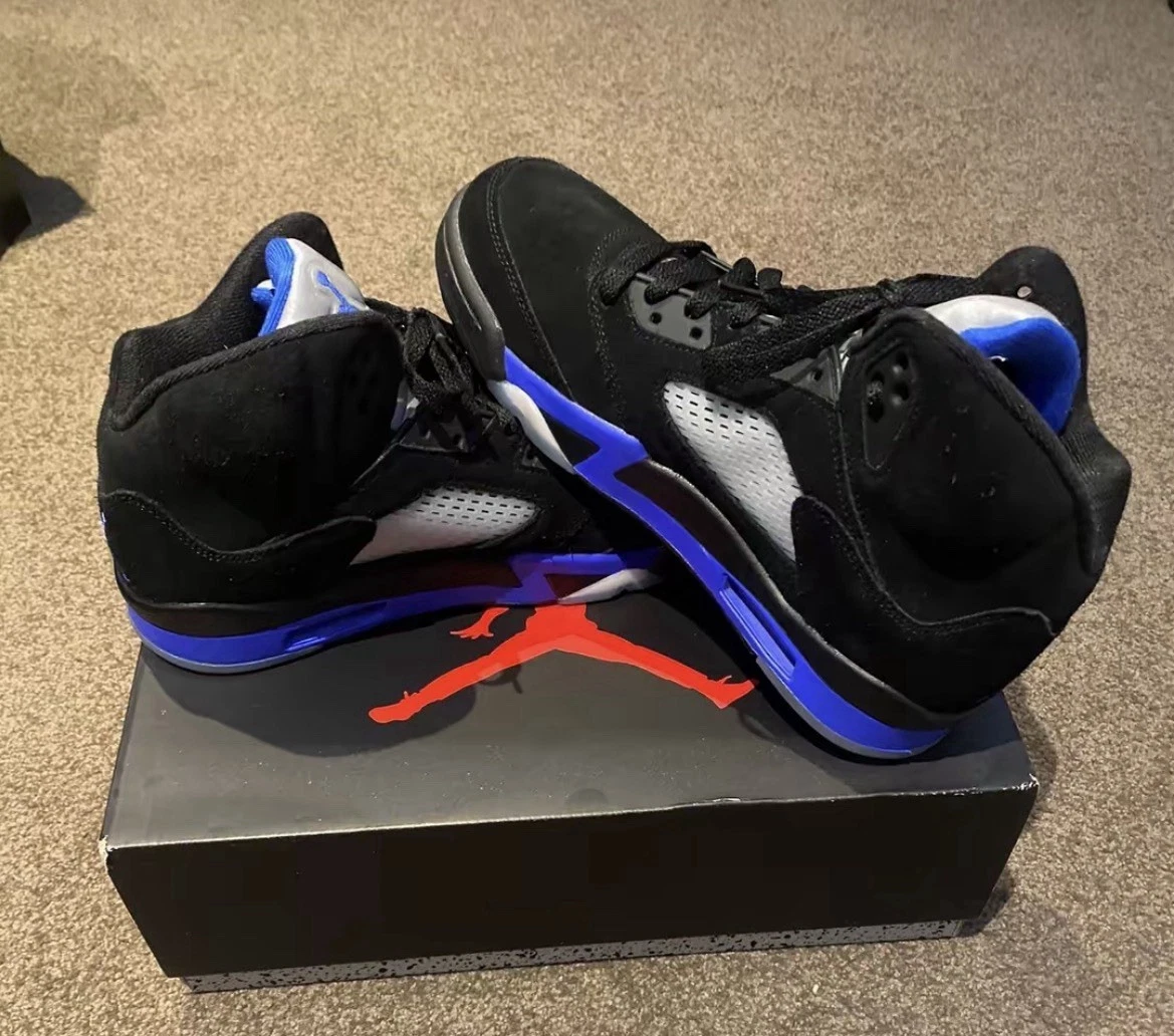 Jordan 5 Retro Blue Suede for Sale - Authenticity Guaranteed - eBay