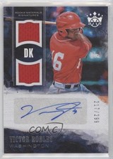 2018 Diamond Kings DK Rookie Materials Signatures 217/299 Victor Robles Auto 0x1
