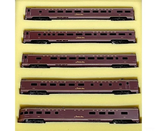 Key Imports 87 HO Brass Powhattan Arrow 5 Car Set As Delivered, Skirted, Painted