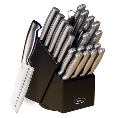 Oster Baldwyn Cutlery Block Set 22 Piece Brushed Satin 93581988M