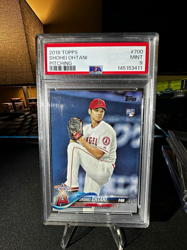Topps 2018 Shohei Ohtani Pitching Rookie #700 PSA 9 Los Angeles Angels