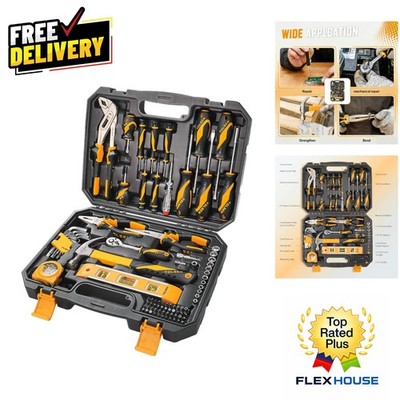 Tolsen 89-Piece Complete Tool Set - Ultimate Home DIY Kit with Portable Case