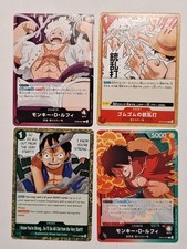 Monkey.D.Luffy One Piece Cards 3 Regular 1 Foil NM 
