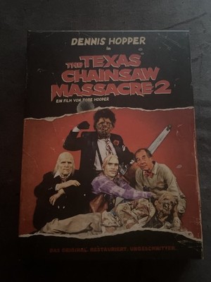 Blu-ray * Texas Chainsaw Massacre 2 * Uncut * Turbine * Digipak im Pappschuber !