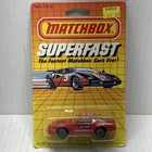 Vintage 1985 Matchbox Superfast SF22 Camaro Iroc Z Goodyear Carter Red
