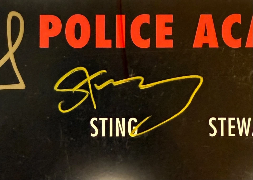STRONTIUM 90 (The Police) 2LP SIGNED BY STING+STEWART COPELAND+ANDY SUMMERS Rare - Image 2 of 4