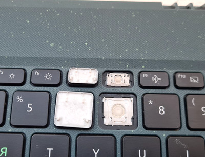 Acer Aspire Vero AV15-53R UK Tastatur Hintergrundbeleuchtung nur eine Taste SCHWARZ TYP 1