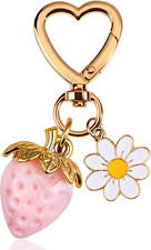 Strawberry Keychain Strawberry Bag Charms for Handbags Halloween Purse Charm for