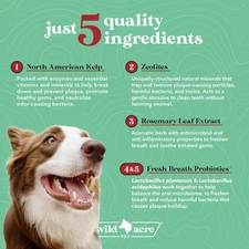Dental Powder for Dogs - Dog Breath Freshener Dental Powder for Teeth Cleanin...