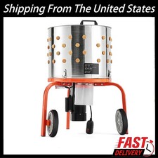 20" Chicken Plucker Machine Poultry Plucker SS Drum, 3500RPM Motor ,108 Fingers