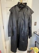 Men’s Biker Trench Coat Size 52 Bikers Dream Apparel USA