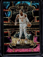 2023-24 Panini Select Dejounte Murray Cosmic Prizm SSP Concourse #27 Hawks