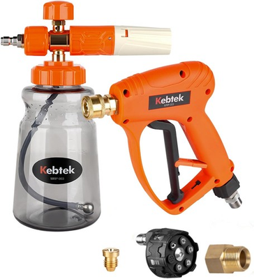 #ad #ad Car Pressure Washer with Foam Gun 5200 PSI Heavy Duty Brass Snow Foam Cannon Ki $53.73