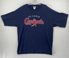 Vintage Lee Sport St. Louis Cardinals MLB Men's T-Shirt Size XL Navy 90's