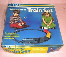 Marx 530 Mechanical Windup Santa Fe Freight Train In OB - In Fantastic Shape 