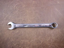 Vtg NAPA Professional NDR54 USA 1/2" SAE Combination Wrench Polished Chrome