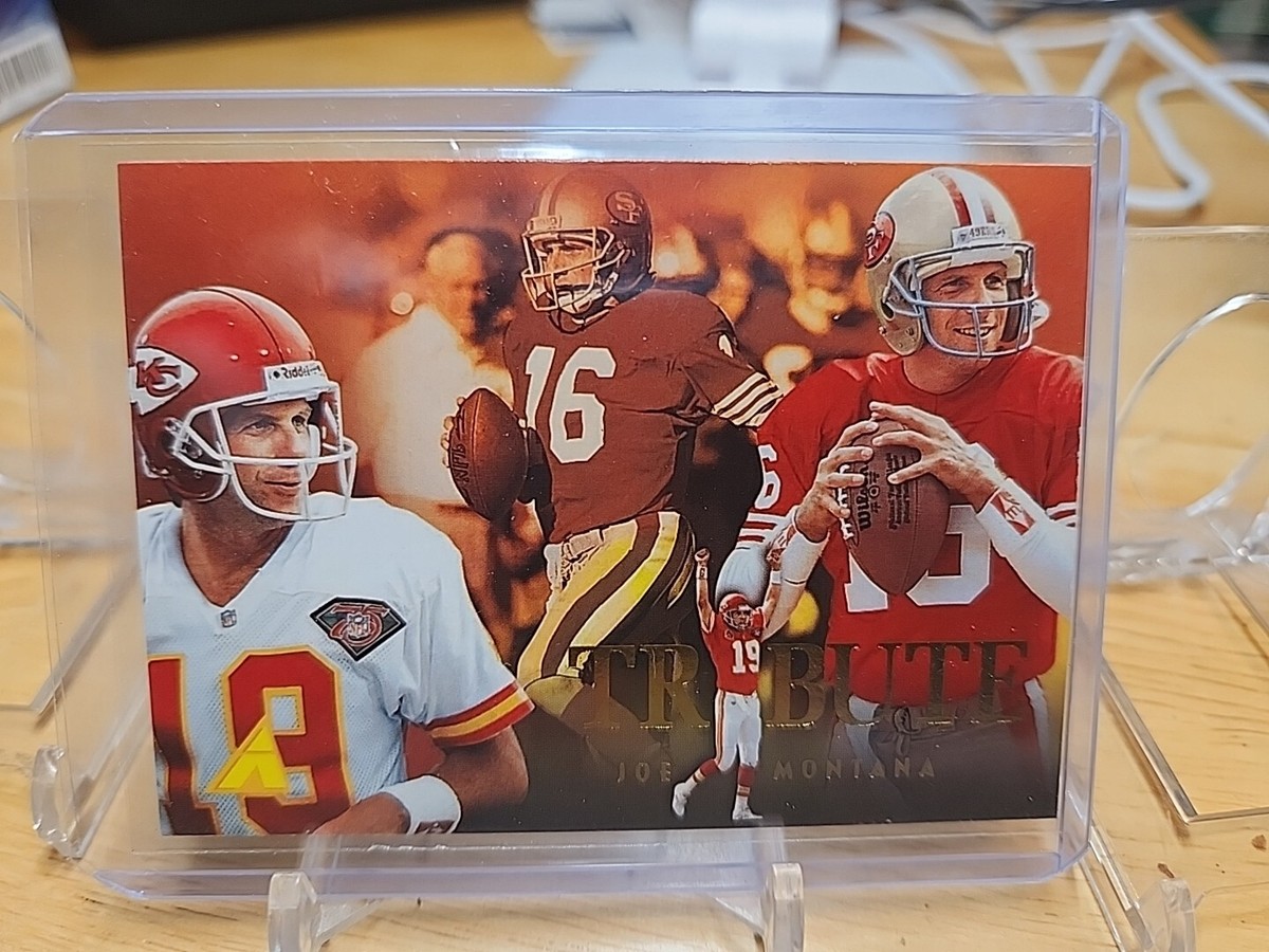 1095 PINNACLE JOE MONTANA TRIBUTE #193 THEE GOAT 49ERS/CHIEFS NMT