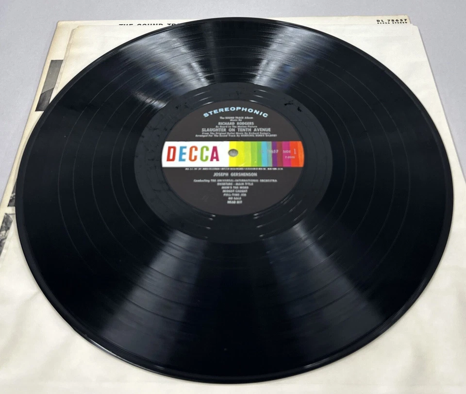 SLAUGHTER ON 10TH AVENUE (1958 RICHARD RODGERS) MINT SOUNDTRACK 12" VINYL LP - Image 3 of 4