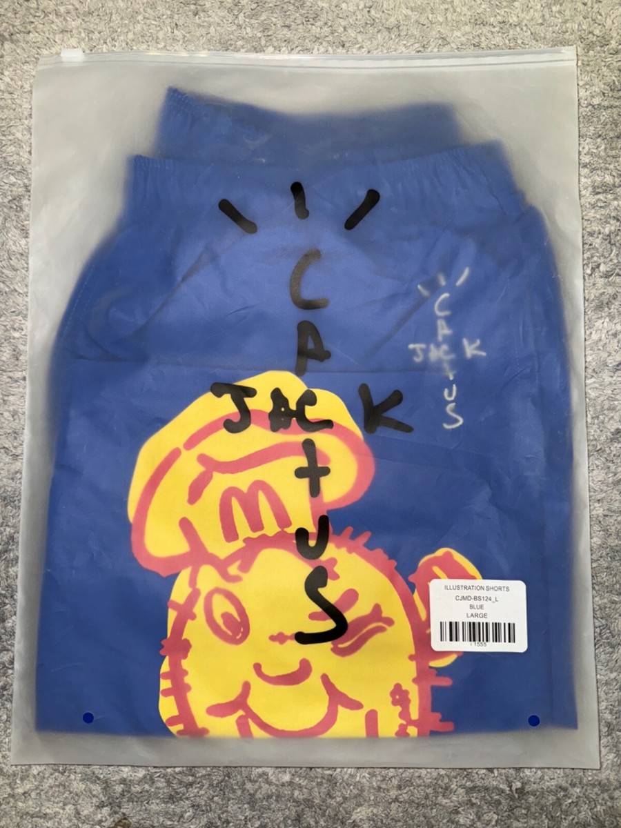 Travis Scott x McDonald's Cactus Jack Illustration Shorts Nylon