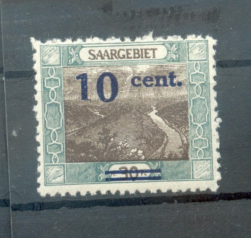 Saar 72PFII ABART MNH POSTFRISCH (72430