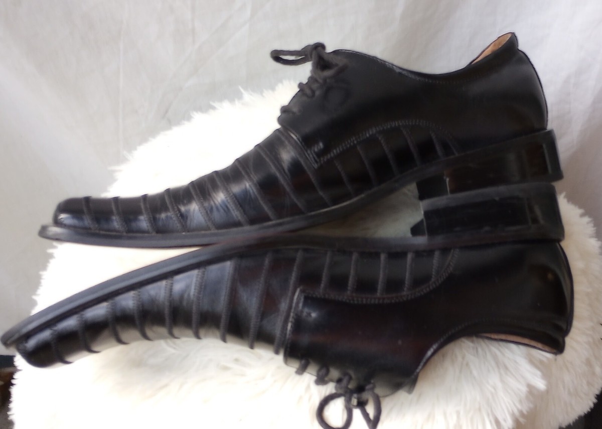 Tupac Shakur Makaveli Branded Shoes Black Leather Dress  display picture 1