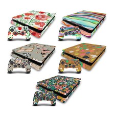 OFFICIAL NINOLA ASSORTED VINYL SKIN DECAL FOR PS4 SLIM CONSOLE  CONTROLLER