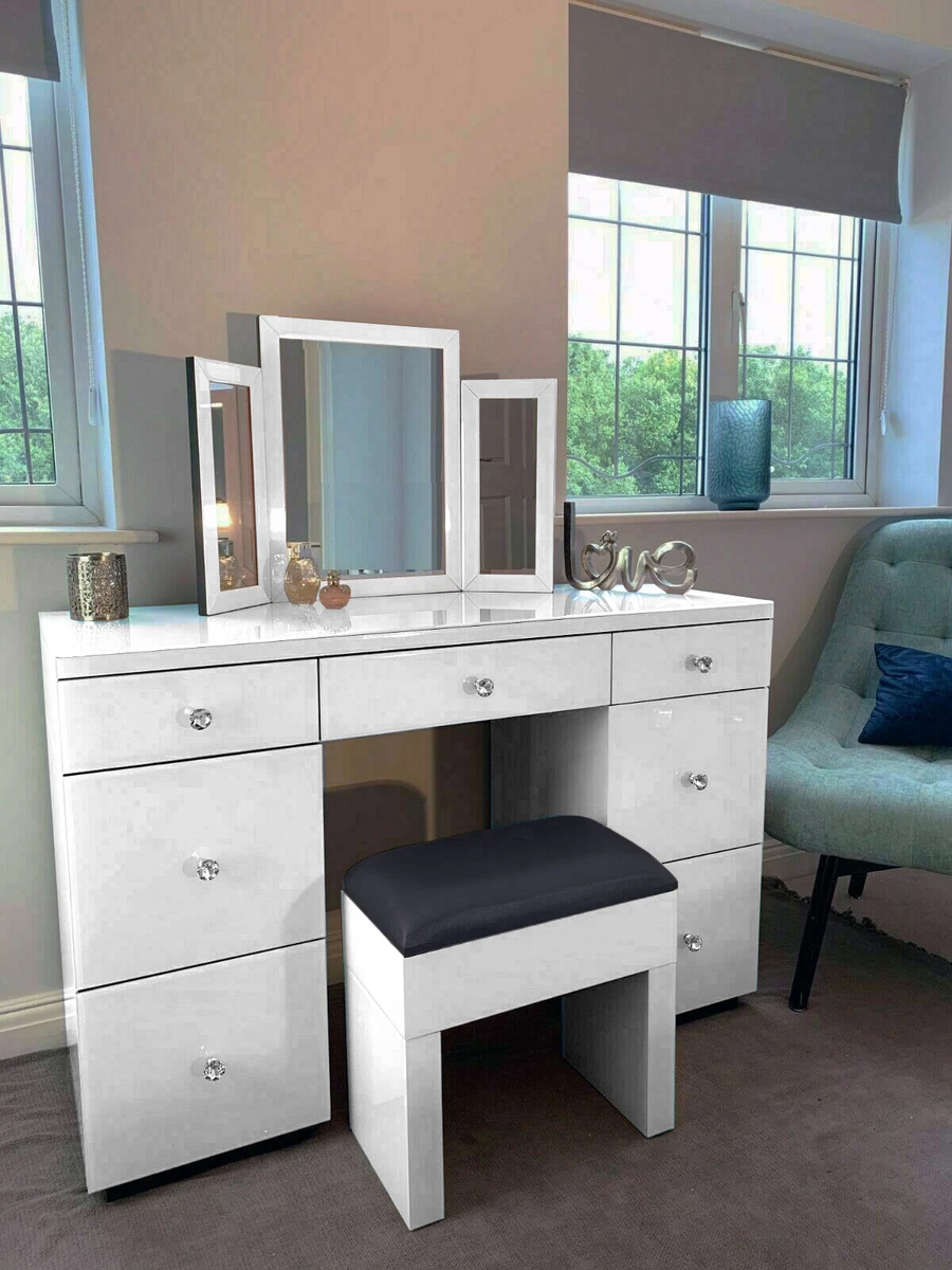 Mirrored glass 2024 bedroom furniture