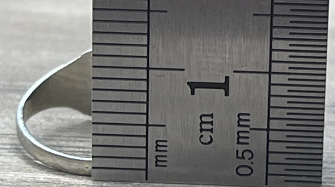 Antique c1910s 10k Solid White Gold Monogrammed D… - image 8