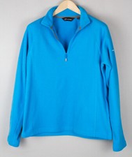 BERGHAUS Women Zip Neck Fleece Jumper Sweater Size XL 16 