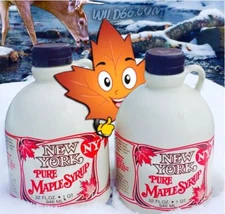 100% Pure Maple Syrup Grade A - New York, Gallon, 1/2 gallon, Quart, Pint