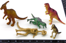 Lot of Assorted Dinosaur Figure Toy Fossil Bones T-Rex Parasaurolophus Dino