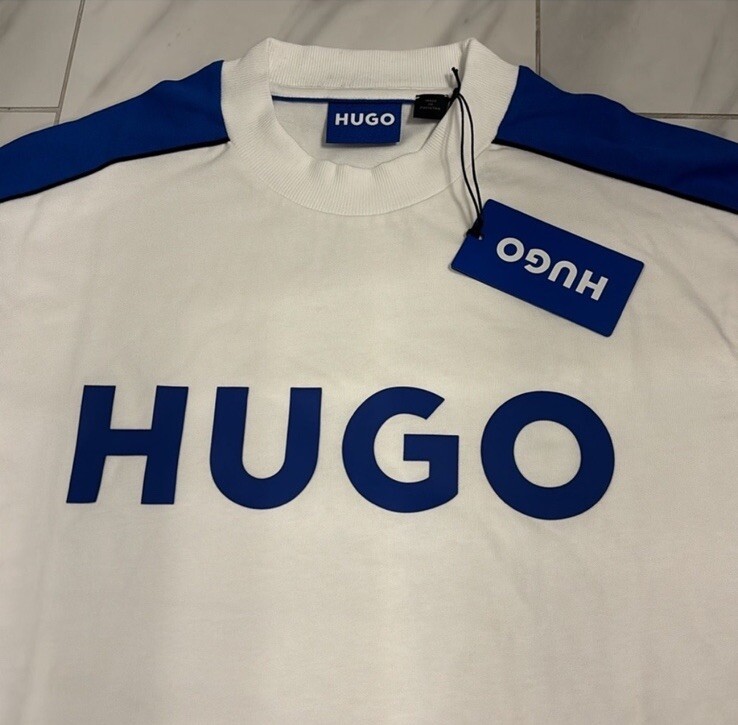 カラバリ豊富☆【Hugo Boss】HUGO ロゴ Tシャツ ユニセックス Hugo Boss Logo T-Shirt White Blue New | eBay