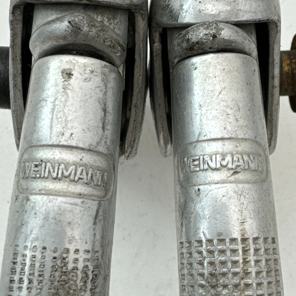 Vintage Weinmann Brake Levers Drop Bar Tour Road Bike Silver 23.5 mm A12 - Image 3 of 4