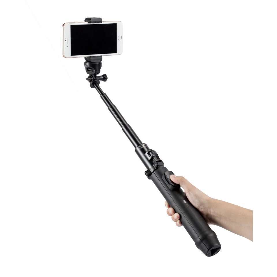 Sirui MS-01K Mobile Umbrella Tripod Selfie Stick & BT Remote / SmartPhone Clamp - Image 2 of 4