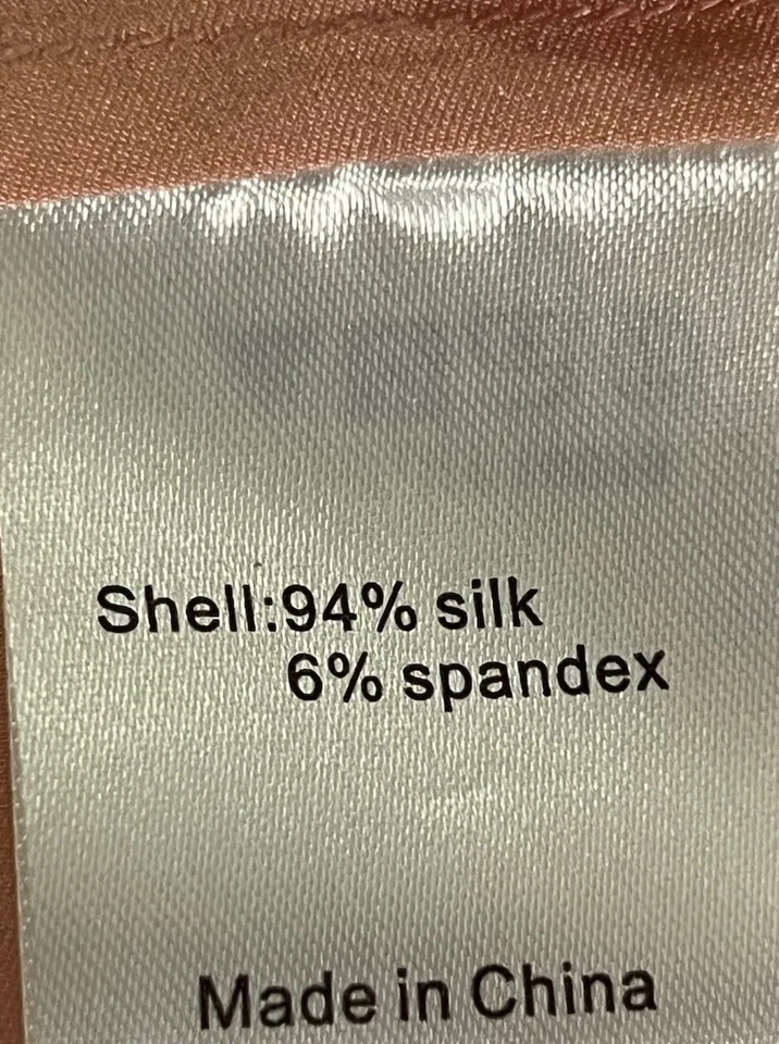 Blusa Milly Cuello Corbata Lazo Seda Manga Larga Mujer’s Talla 12, Estilo Gato Foto 3 de 3