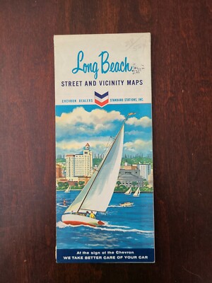 Long Beach Street and Vicinity Maps Courtesy of Chevron 1963 (CB) (42)