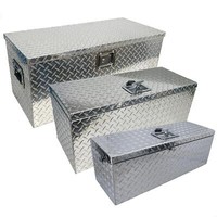 Trailer Truck Aluminium Lockable Tool Box Chest Locker Storage Small - Large