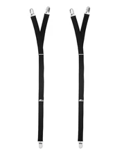 Buyless Fashion Shirt Stay Adjustable Holder Sock Garter with Strong Clips