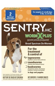 sentry worm x plus 7 way dewormer small dogs