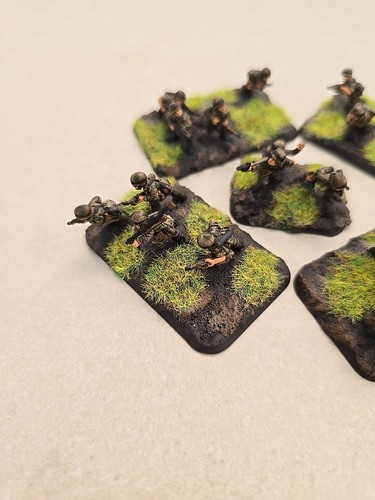 5 X Flames of War German Fallschirmjager Platoon Painted FOW Battlegroup - Picture 7 of 7